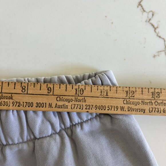 Brandy Melville Sweatpants Womens OS Blue Comfy Fleece Joggers - Picture 4 of 5